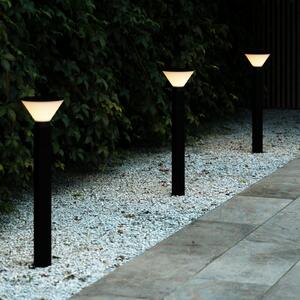 Nordlux Bornă luminoasă Noorstad în negru, reglabil, Negru, Metal