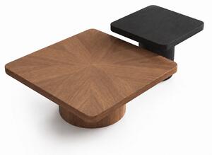 Set măsuțe de cafea Brown&Black diametru 90 cm si 60 cm