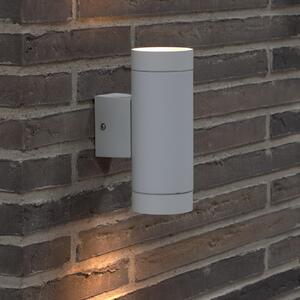 Nordlux Tin Maxi Double aplică de exterior, metal alb, reglabil, Alb, Metal, Modern