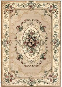 Covor Clasic Sufragerie Dormitor, Model Lotos 1557 110, Crem Bej Crem, 80 x 200