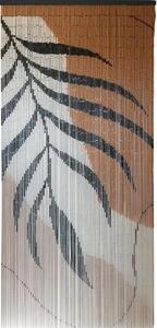 Perdea de usa din bambus Frunze Exotice 90 x 200 cm