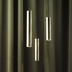 FRANDSEN Lampă suspendată FM2014, alamă, lucioasă, înălțime 24 cm, reglabil, Auriu / Alamă, Camera de zi / sufragerie, Alamă, Design