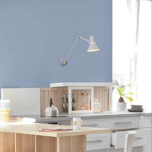 Anglepoise Type 80 W3 aplică, gri ceață, Gri, Camera de zi / sufragerie, Metal, Design