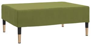 Taburet, verde deschis, 78x56x32 cm, catifea