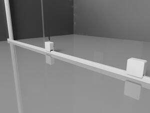 Mexen Velar ușă de duș culisantă 130 cm, transparent, albă - 871-130-000-01-20