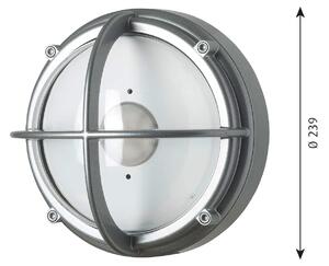 Louis Poulsen Lampă LED pentru exterior Skot, aluminiu/transparent, IP66, Metalic, Metal, Design