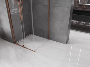 Mexen Velar cabină de duș extensibilă 90 x 90 cm, transparent, Roz-auriu - 871-090-090-01-60
