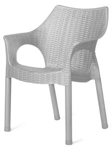 Scaun din ratan Cambridge Green galle 61 x 54 x 80cm