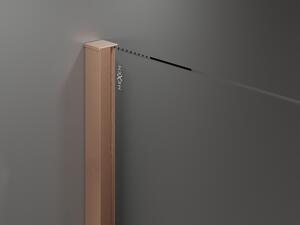 Mexen Velar ușă de duș culisantă 130 cm, transparent, Cupru cu aspect periat - 871-130-000-01-65