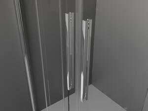 Mexen Velar Duo cabină de duș extensibilă 80 x 80 cm, transparent, Crom - 871-080-080-02-01