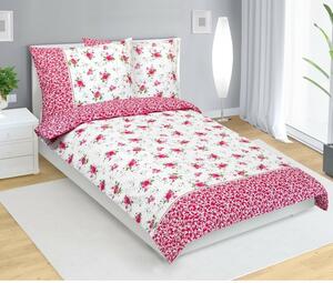 Bellatex Lenjerie de pat din bumbac Růžička roz,140 x 200 cm, 70 x 90 cm
