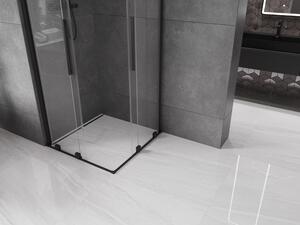 Mexen Velar Duo cabină de duș extensibilă 80 x 80 cm, transparent, neagră - 871-080-080-02-70
