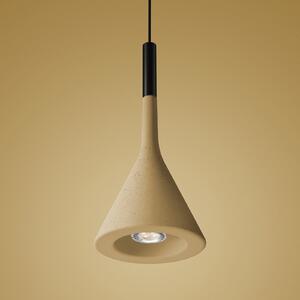 Foscarini Aplomb lampă susp. GU10 din beton galben, reglabil, Galben, Bucătărie, Beton, Design