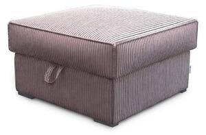 Taburet SMART COSARO lila cu spatiu de depozitare 65x65 cm