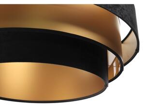 Lustr TRINITI pe cablu 1xE27/60W/230V negru/auriu