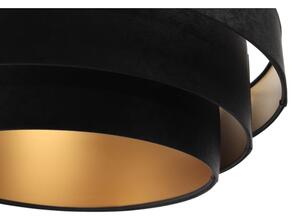 Lustr TRINITI pe cablu 1xE27/60W/230V negru/auriu