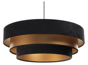 Lustr TRINITI pe cablu 1xE27/60W/230V negru/auriu