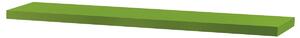 Raft de perete verde, 120 x 24 x 4 cm
