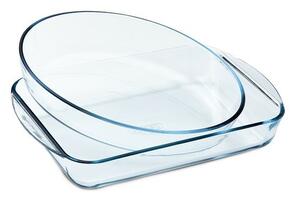Set de vase de copt din sticlă Pyrex 2 buc, 2,7 l+ 2,2 l