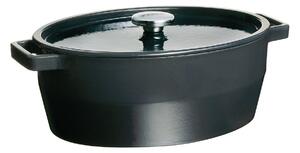 Caserolă din fontă Pyrex cu capac 6 l, 33 x 25 cm,gri, 6 l