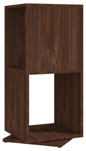 Dulap rotativ, stejar maro, 34,5x34,5x147,5 cm, lemn prelucrat