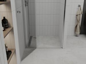 Mexen Roma ușa de duș cu balamale 70 cm, transparent, Crom - 854-070-000-01-00
