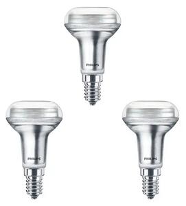 3-pack Bec LED 1,4W (105lm) R50 Reflector E14 - Philips