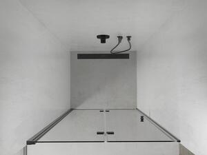 Mexen Lima ușă de duș pliabilă 70 cm, transparent, Neagră - 856-070-000-70-00