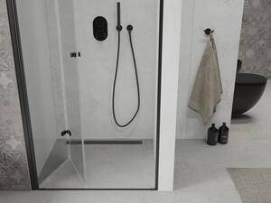 Mexen Lima ușă de duș pliabilă 70 cm, transparent, Neagră - 856-070-000-70-00