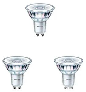 3-pack Bec LED 3,5W (35W/255lm) GU10 - Philips