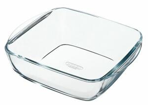 Tavă de copt din sticlă Pyrex pătrată 2,2 l, 25 x22 x 7 cm