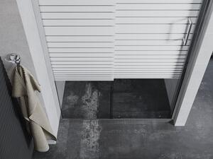 Mexen Apia ușă de duș culisantă 90 cm, Dungi, Crom - 845-090-000-01-20