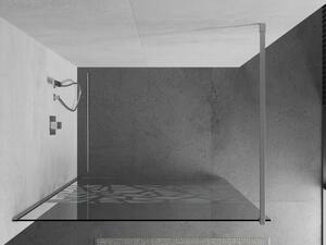 Mexen Kioto perete de duș 70 x 200 cm, transparent/Model alb 8 mm, Crom - 800-070-101-01-85