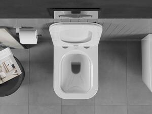 Mexen Teo vas de toaletă Rimless cu capac slim cu închidere lentă , duroplast, Albă - 30850600