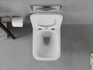 Mexen Elis vas de toaletă Rimless cu capac slim cu închidere lentă , duroplast, Albă - 30910600