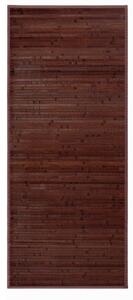 Covor maro închis din bambus 75x175 cm – Casa Selección