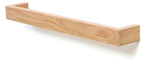 Suport din lemn de stejar pentru prosop, Wireworks Mezza, lungime 60 cm
