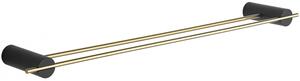 Mexen Accesorii Mexen, suport dublu pentru prosoape Aron, negru/auriu, 7088125-57