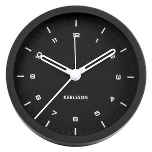 Ceas cu alarmă Karlsson Tinge, ø 9 cm, negru