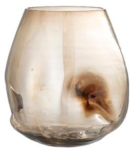 Vază din sticlă Bloomingville Ifza, înălțime 20 cm, maro