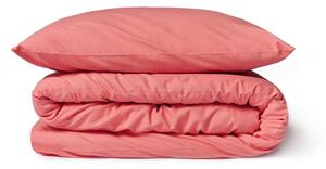 Lenjerie pentru pat dublu din bumbac Bonami Selection, 200 x 220 cm, roz corai