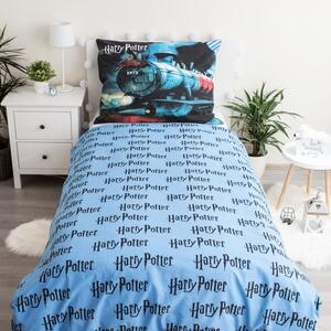 Lenjerie de pat din bumbac pentru copii Jerry Fabrics Harry Potter, 140 x 200 cm