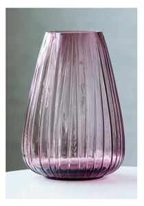 Vază din sticlă Bitz Kusintha, înălțime 22 cm, roz