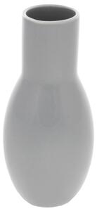 Vaza din ceramică Belly, 9 x 21 x 9 cm, gri