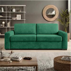Canapea extensibila VANILLA 160, stofa catifelata verde - Cloud 39, 22