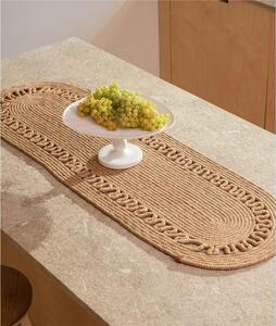 Napron de masă din iută 37x136 cm Cesta – Oyo Concept