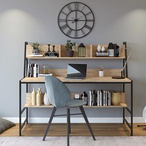 Birou modern culoare stejar Demir - L199