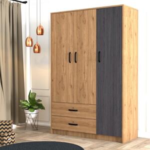 Dulap Culoare Stejar 120 X 181 X 48 Grande 3508