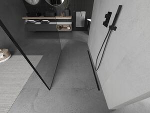 Mexen Kioto perete de duș de sine stătător 100 x 200 cm, transparent/Model negru 8 mm, Neagră - 800-100-002-70-70