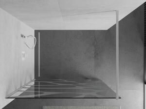 Mexen Kioto perete de duș 70 x 200 cm, transparent/Model alb 8 mm, Albă - 800-070-101-20-97